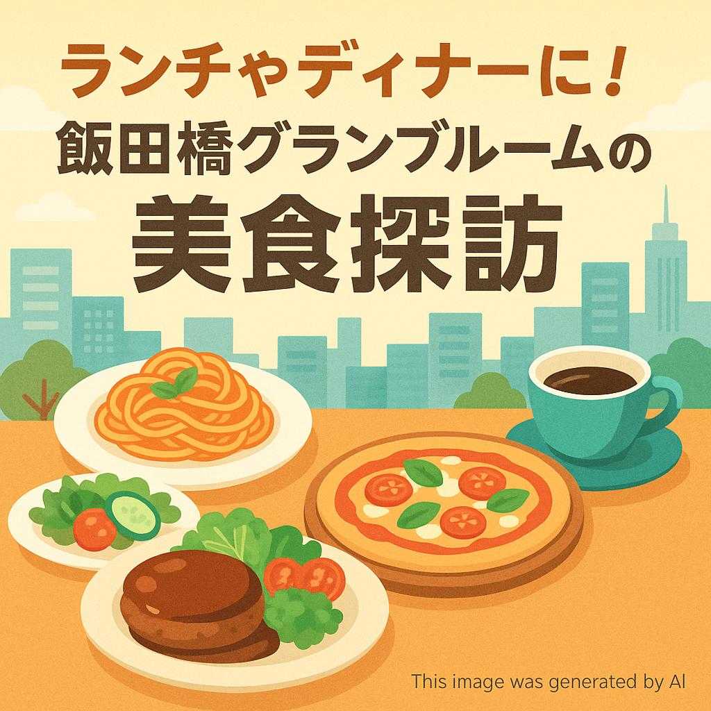 ランチやディナーに！飯田橋グランブルームの美食探訪