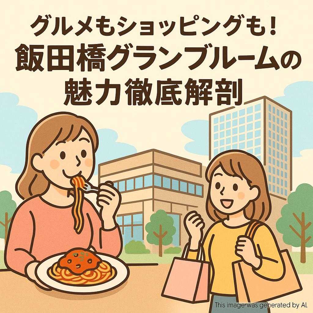 グルメもショッピングも！飯田橋グランブルームの魅力徹底解剖