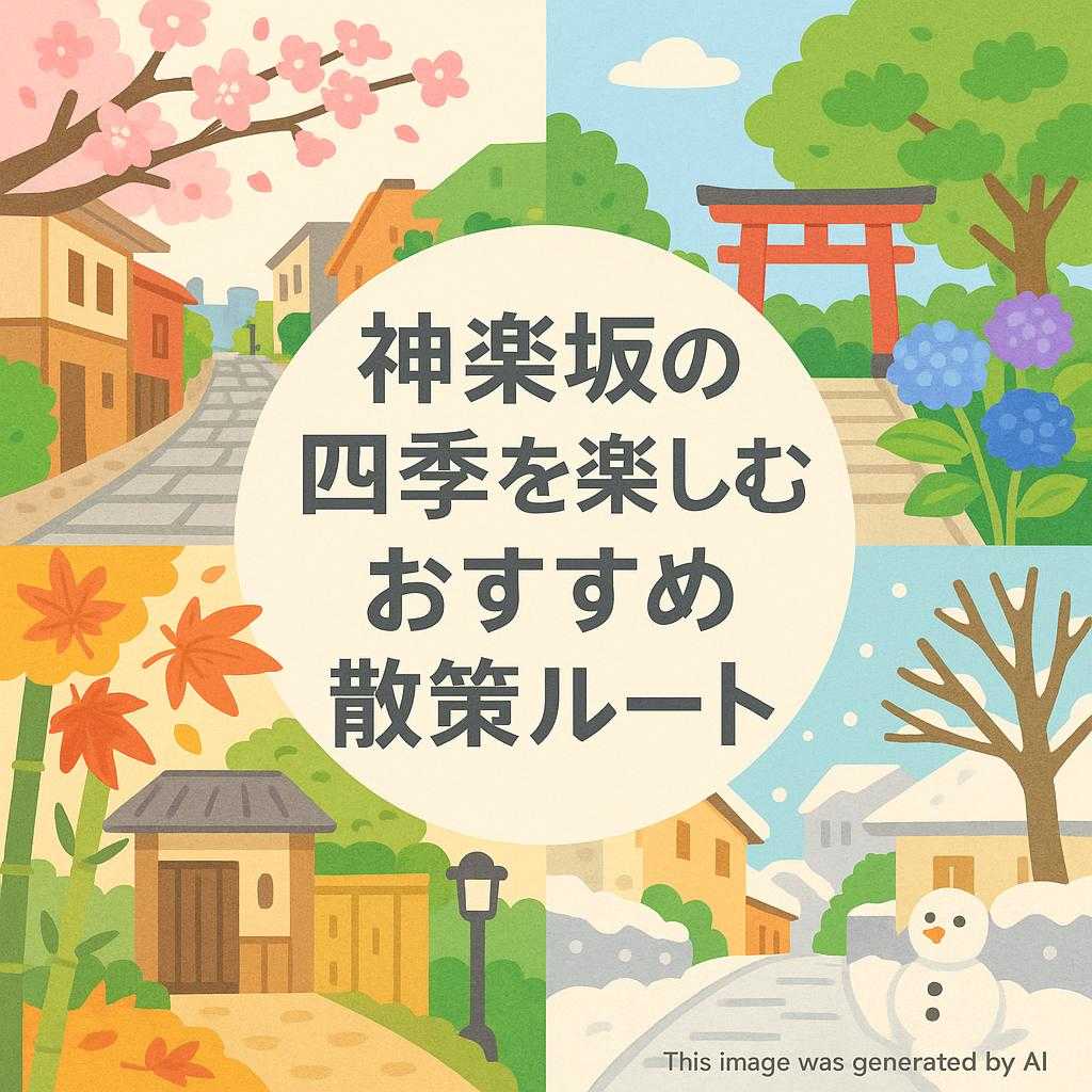神楽坂の四季を楽しむおすすめ散策ルート