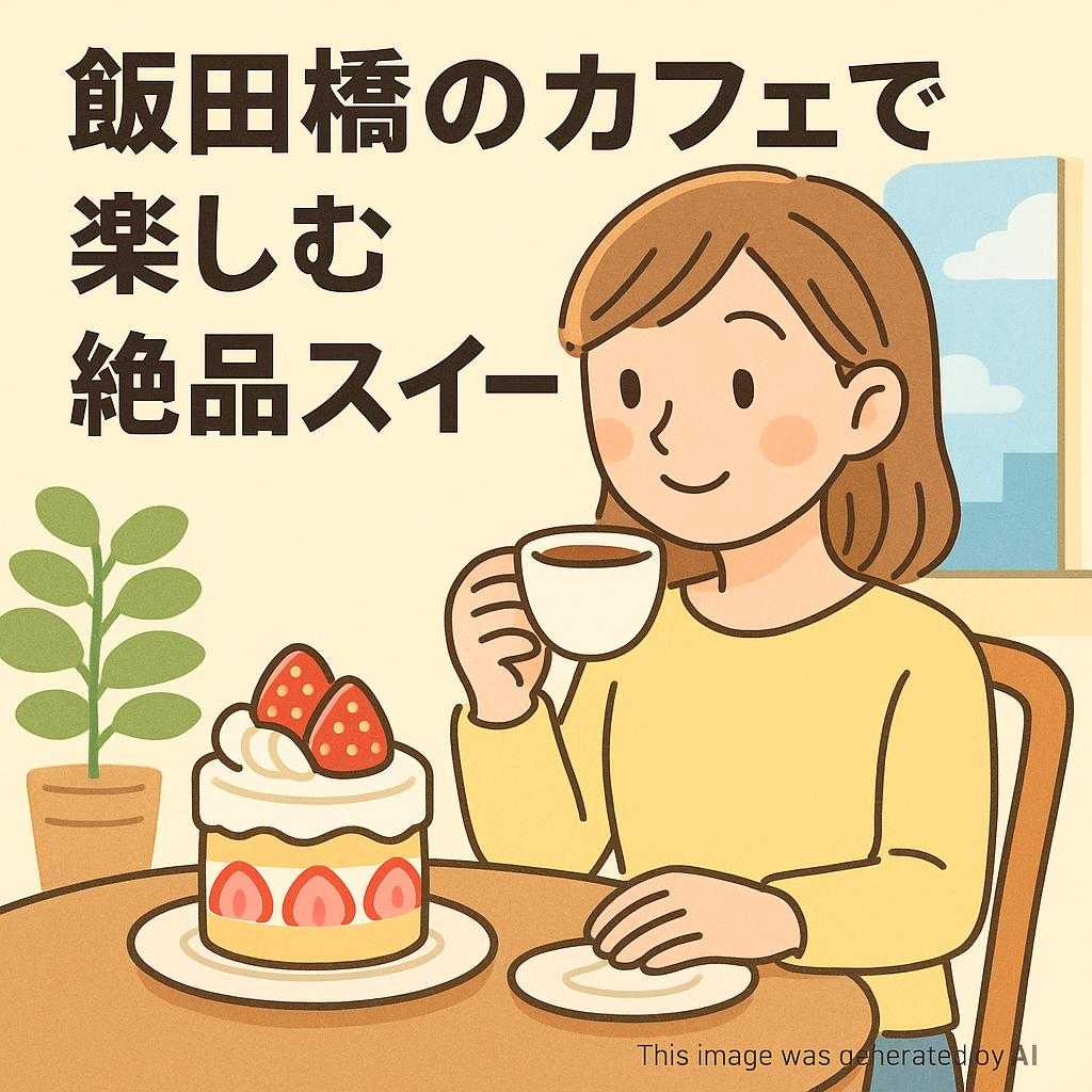 飯田橋のカフェで楽しむ絶品スイーツ
