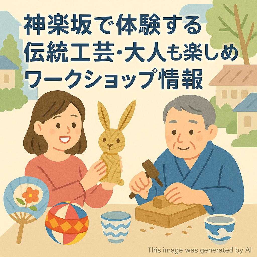 神楽坂で体験する伝統工芸・大人も楽しめるワークショップ情報