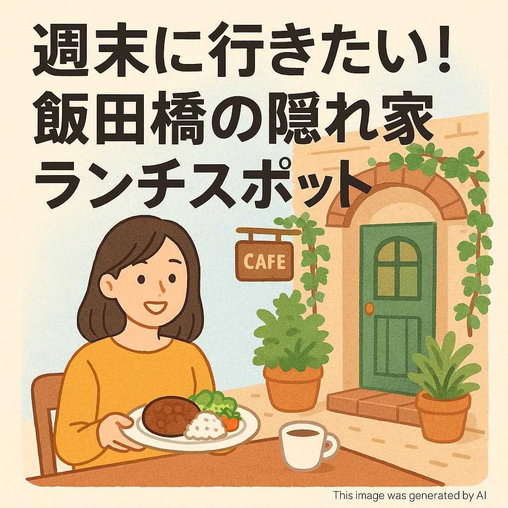 週末に行きたい！飯田橋の隠れ家ランチスポット