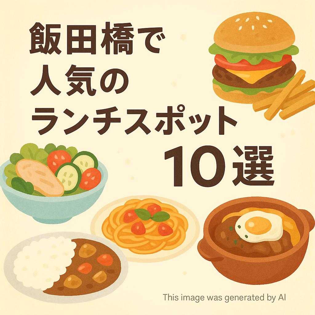 飯田橋で人気のランチスポット10選