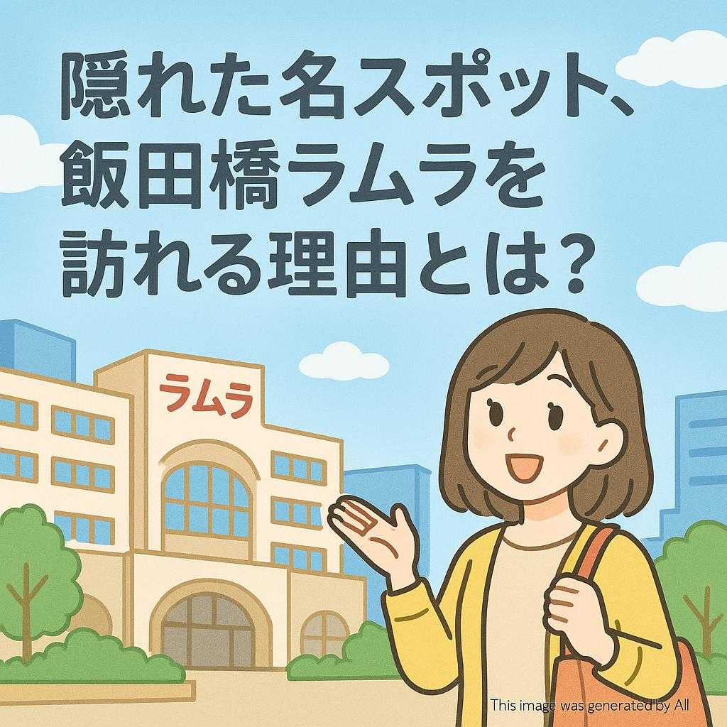 隠れた名スポット、飯田橋ラムラを訪れる理由とは？